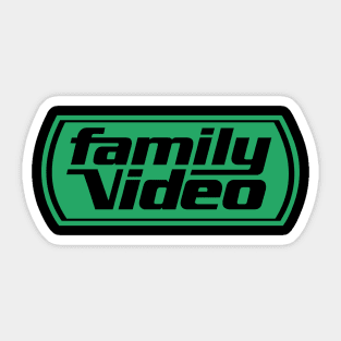 Defunct Family Video Sticker